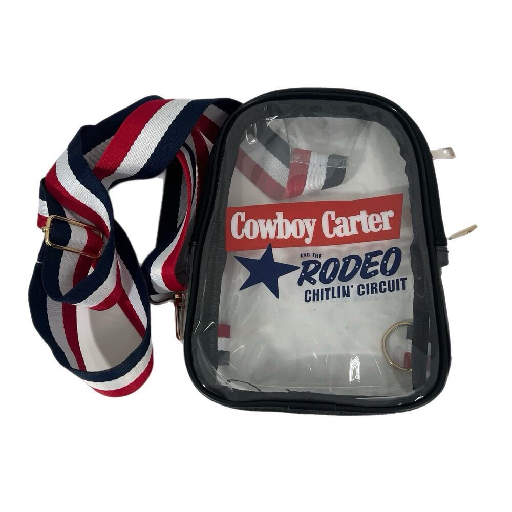 Cowboy Carter Stadium Approved Crossbody Bag Clear Tour Merch